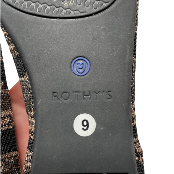 Rothy’s | The Point in Golden Shimmer 9 - Picture 10 of 15